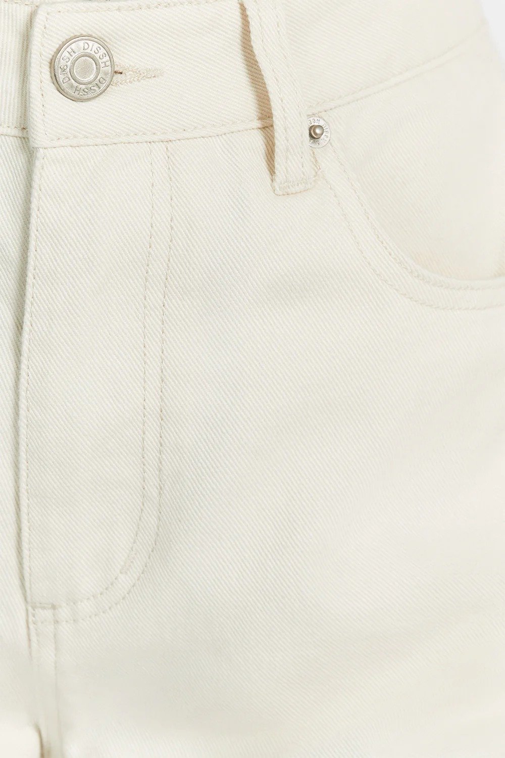 BAMBI CREAM BERMUDA DENIM SHORT